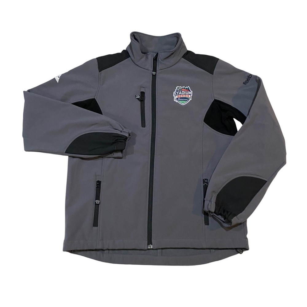 Reebok 2016 NHL Stadium Series Minnesota Coors Light Soft Shell Jacket Mens M